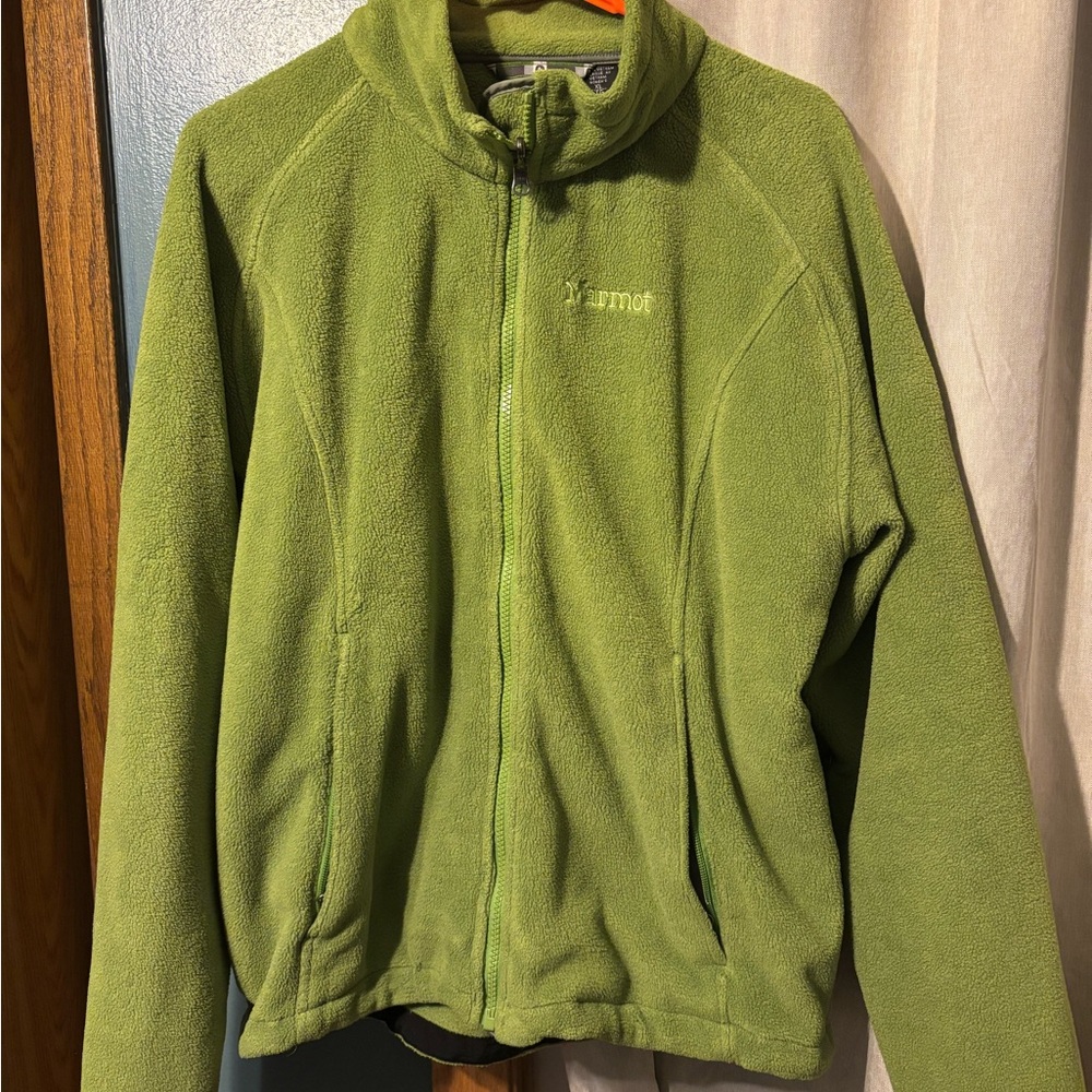 Marmot Olive Fleece Jacket